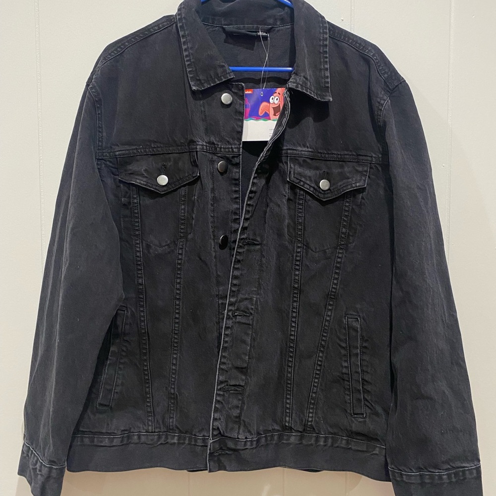 Nickelodeon SpongeBob Denim Black Jacket